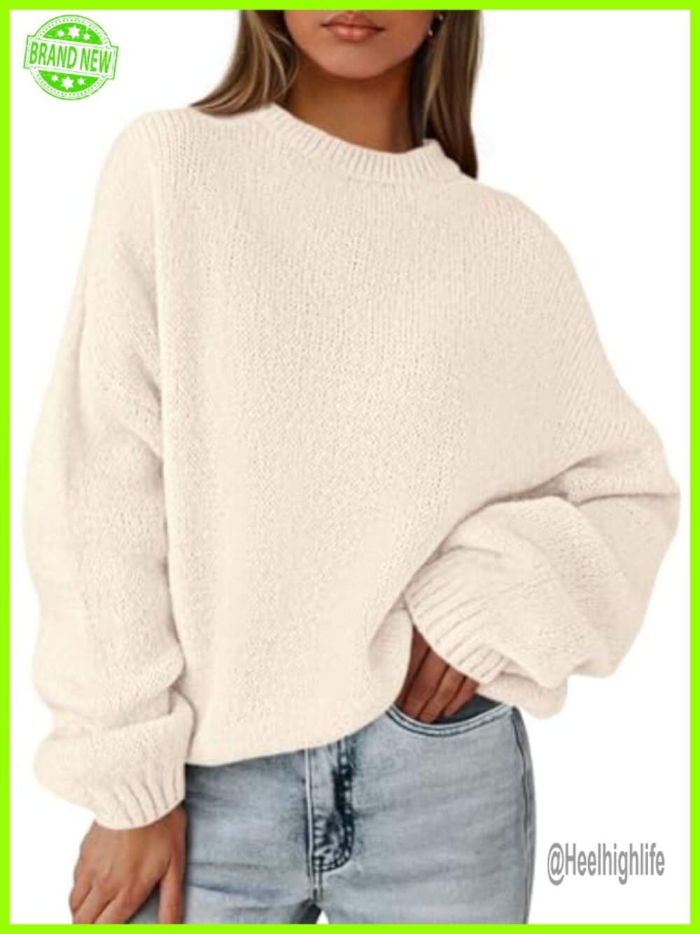 Women's Fall Oversized Chunky Knit Sweater Pullover